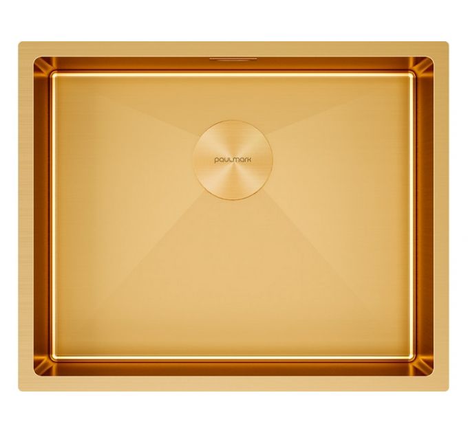 Мойка Paulmark Next 54 uni PM215444-BG, брашированное золото