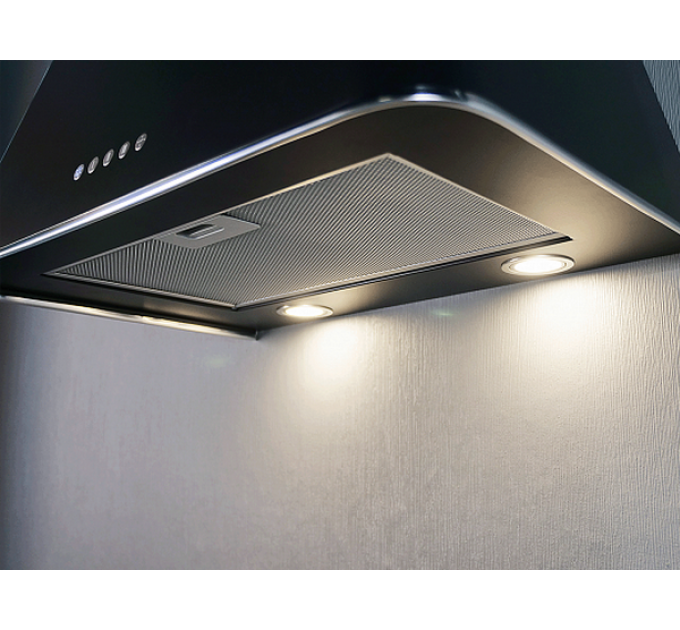 Вытяжка Elikor Гамма 60П-650-Э3Д антрацит/срб