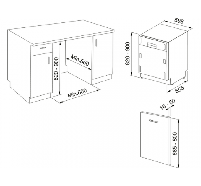 Посудомоечная машина Franke FDW 614 D10P DOS LP C (117.0611.675)