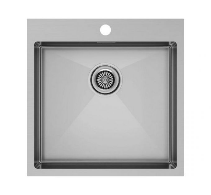 Мойка Paulmark Kroner 51 PM215151-BS, брашированная нерж. сталь