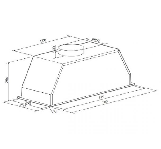 Вытяжка GRAUDE LB 75.0 E