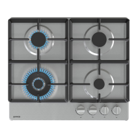 Варочная панель Gorenje GW641XHF газовая