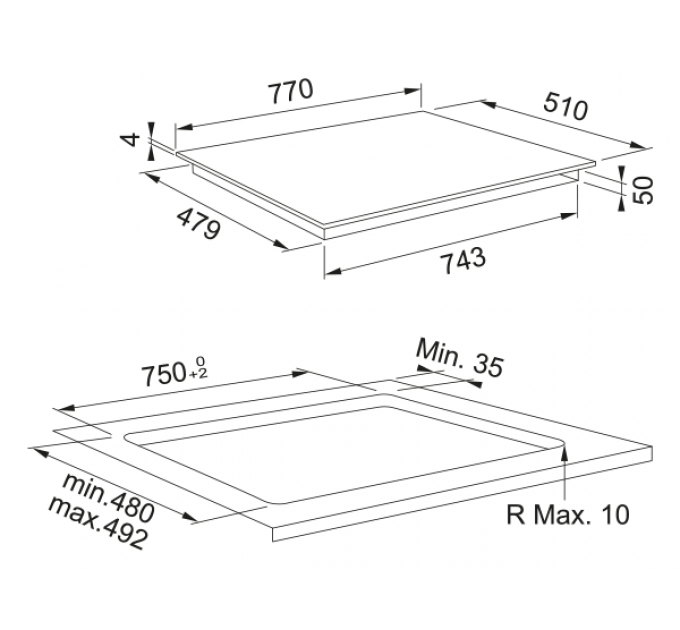 Варочная панель Franke FMA 804 I F BK (108.0606.112) индукционная