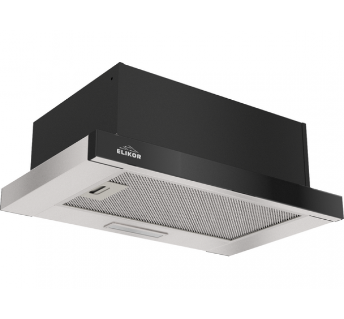 Вытяжка Elikor Интегра GLASS 50Н-400-В2Д нерж/стекло черное