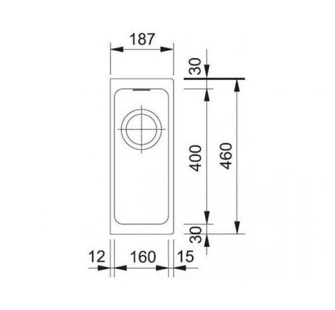 Мойка Franke KBG 110-16, миндаль (125.0478.118)