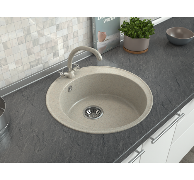 Мойка Gamma Stone GS-1 белый 331