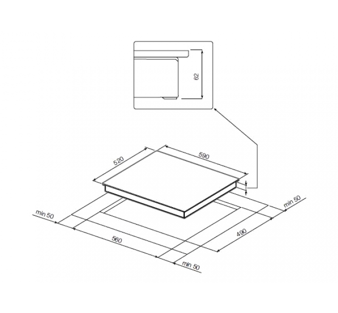 Варочная панель GRAUDE IK 60.0 индукционная