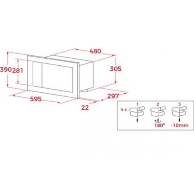 СВЧ-печь Teka ML 8200 BI FULL BLACK (112060011)