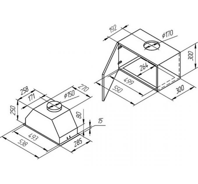 Вытяжка Kuppersberg INBOX 54 W