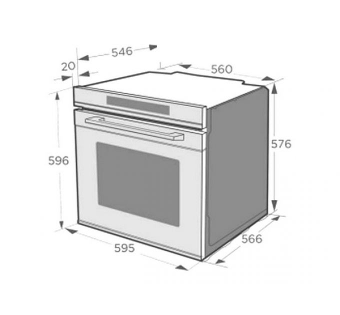 Духовой шкаф MAUNFELD MEOM729PW