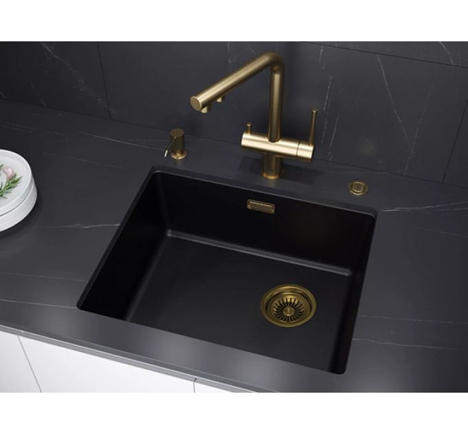 Мойка Paulmark Lumi 55uni-skew LU55SK-AN, антрацит