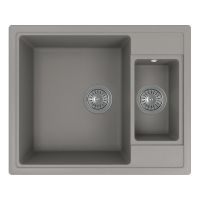 Мойка Florentina Липси 620К серый шелк