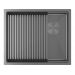 Мойка Paulmark Next-pro 54 uni PM705445-GM, вороненая сталь