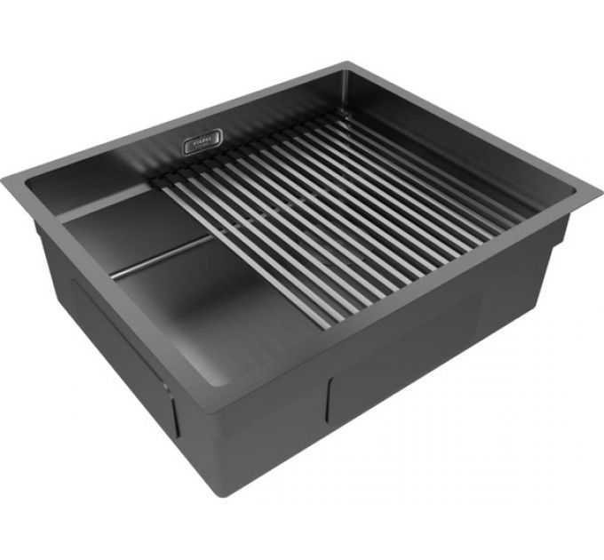 Мойка Paulmark Next-pro 54 uni PM705445-GM, вороненая сталь