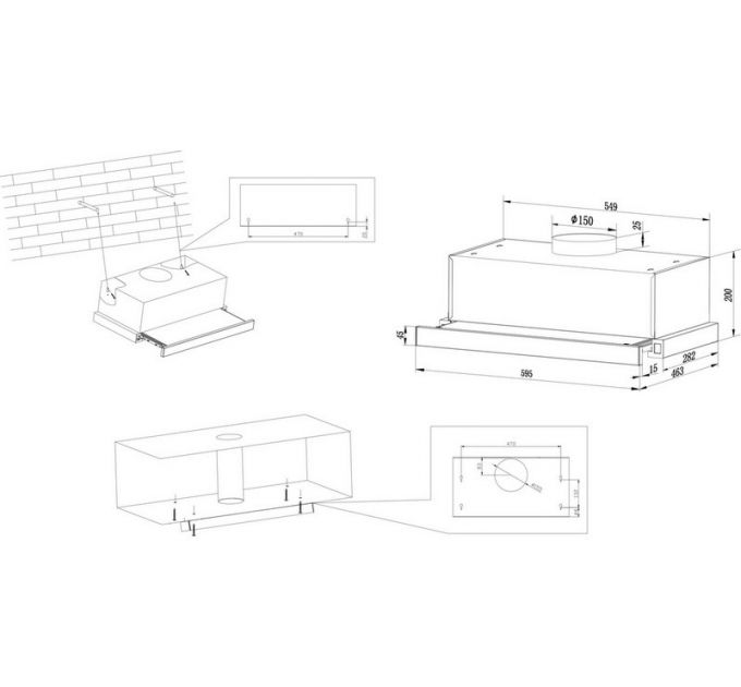 Вытяжка Kuppersberg SLIMHIT 60 WG