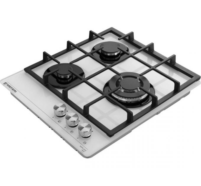 Варочная панель MEFERI MGH453WH GLASS POWER газовая