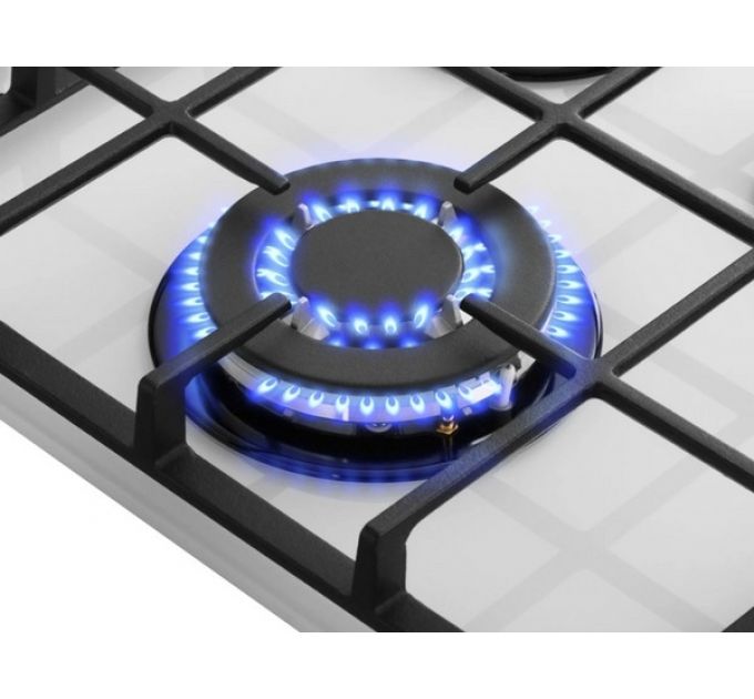 Варочная панель MEFERI MGH453WH GLASS POWER газовая