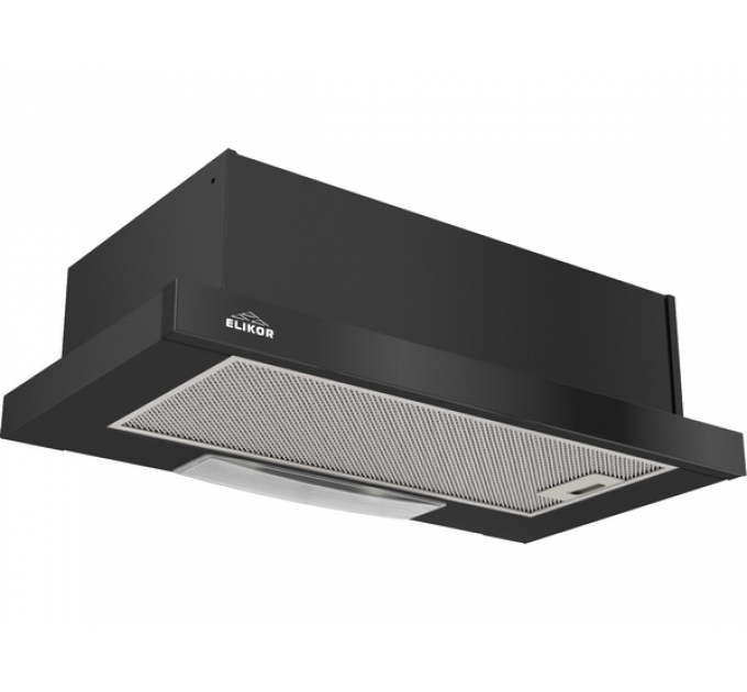 Вытяжка Elikor Интегра GLASS 60П-400-В2Л черный/стекло черное
