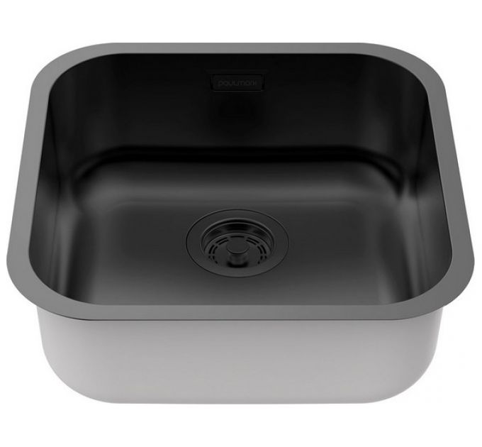 Мойка Paulmark Vello 44 uni VE44-MBN, матовый черный