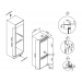 Холодильник HIBERG i-RFCB 455F NFW встраиваемый