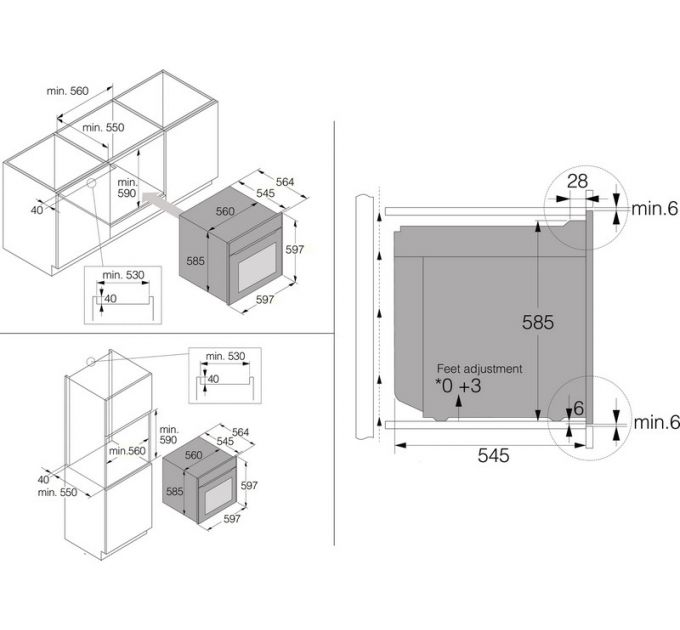 Духовой шкаф ASKO OCSM66GSH с паром и СВЧ
