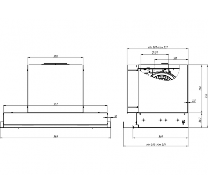Вытяжка Elikor Sense Glass 60П-1000-Э3Д белый