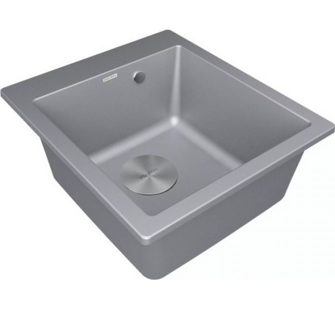 Мойка Paulmark Kante 45 PM104651-GRM, серый металлик