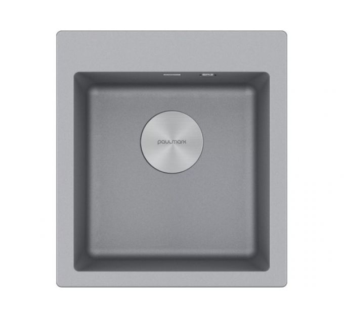 Мойка Paulmark Kante 45 PM104651-GRM, серый металлик