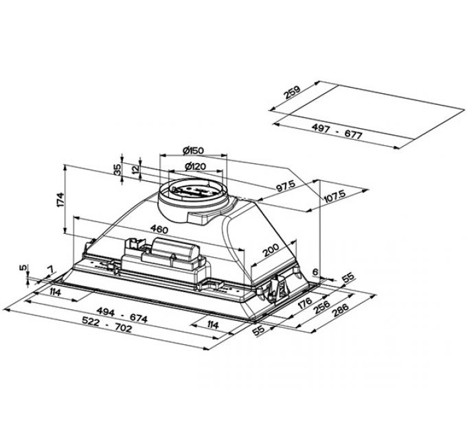Вытяжка Faber INKA SMART HC X A70 (305.0599.308)