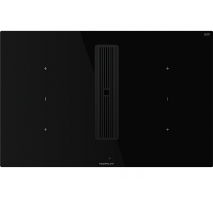 Варочная панель Kuppersbusch KMI 8350.0 SR Black Velvet индукционная с вытяжкой