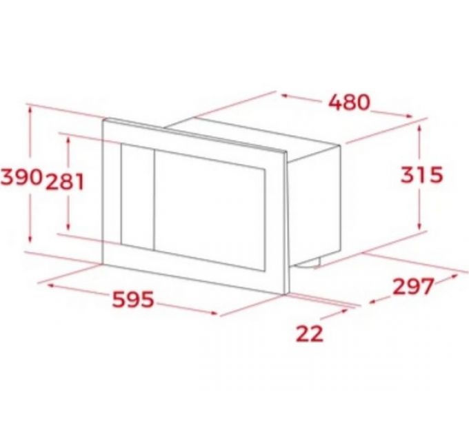 СВЧ-печь Teka ML 8210 BIS NIGHT RIVER BLACK (112060008)