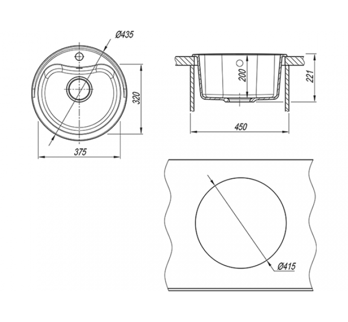 Мойка Dr.Gans ДОРА белый