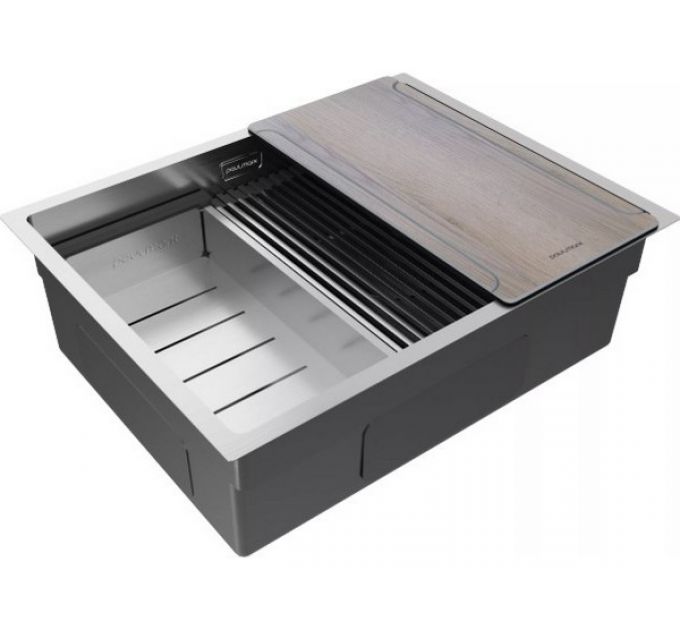 Мойка Paulmark Next-multi sink 58 uni PM785845-BS, брашированная нерж. сталь
