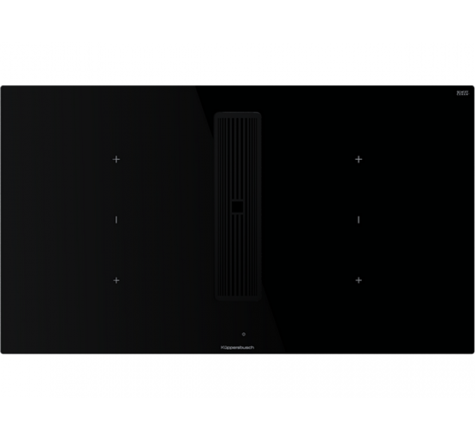 Варочная панель Kuppersbusch KMI 9350.0 SR Black Velvet индукционная с вытяжкой