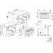 Духовой шкаф SMEG SO4902M1X компактный с СВЧ
