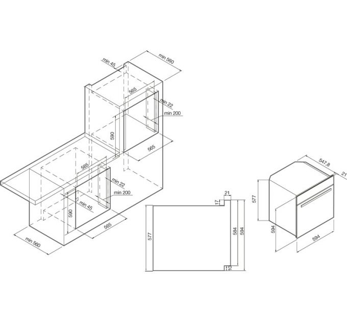 Духовой шкаф GRAUDE BMP 60.4 S