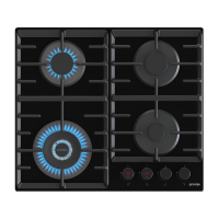 Варочная панель Gorenje GKTW642SYB газовая