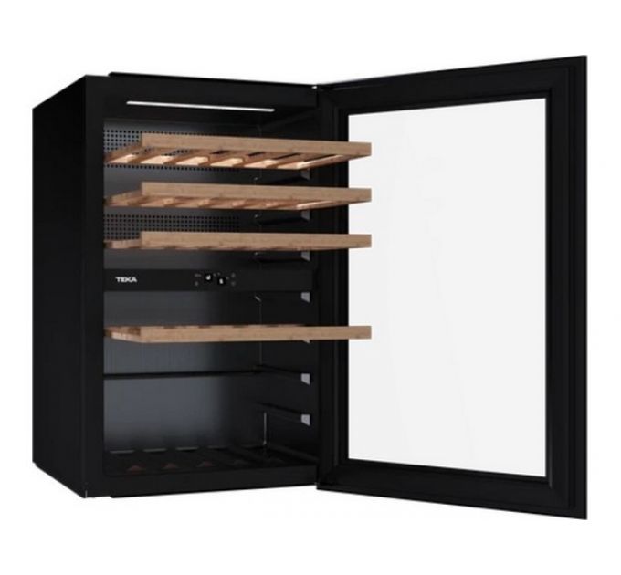 Винный шкаф TEKA RVI 20046 BLACK GLASS (113600011) встраиваемый