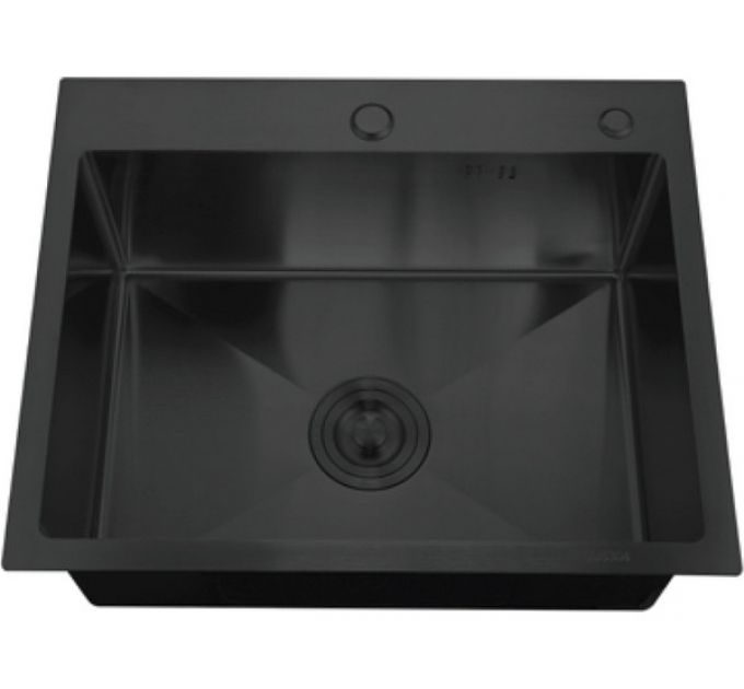 Мойка Handmade MR-5050BL, вороненая сталь (набор 3 в 1)