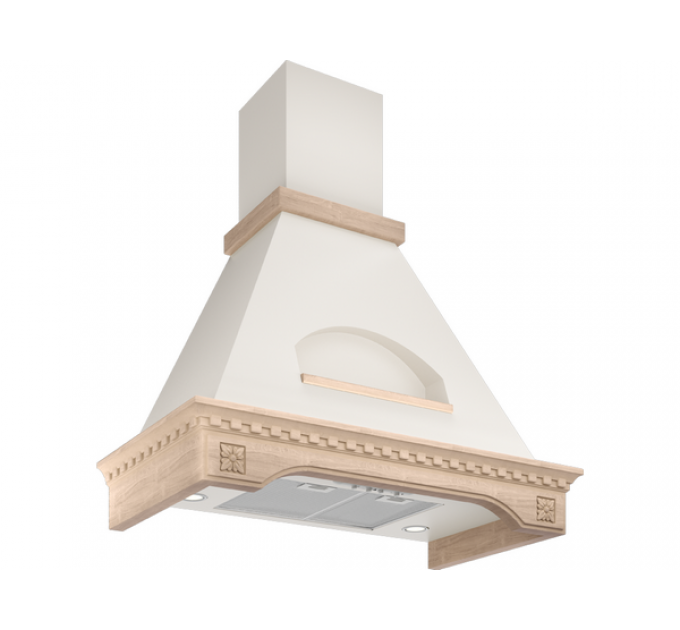 Вытяжка Elikor Бельведер Флореале 90П-650-П3Д бежевый/дуб неокр