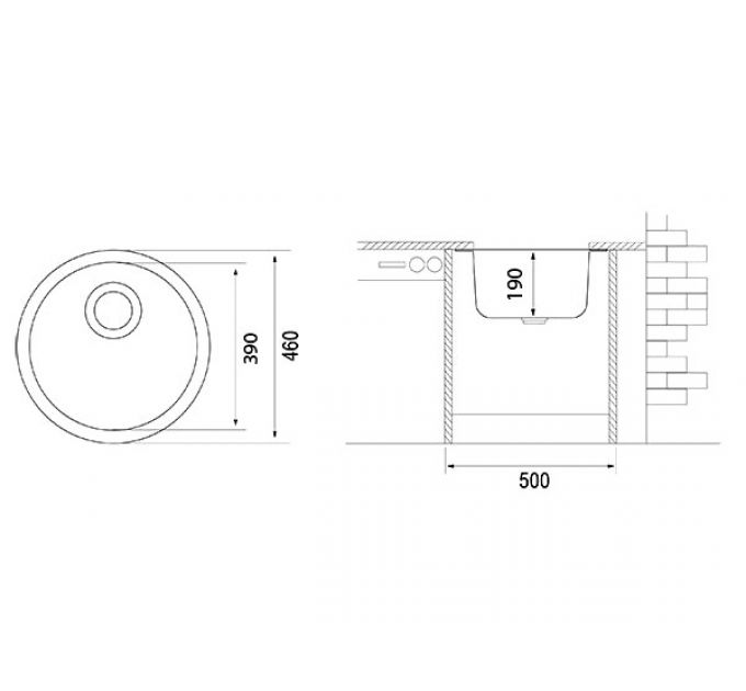 Мойка Longran Ultra ULS460 - 40 Lava