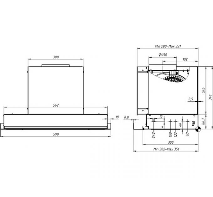 Вытяжка Franke EVO 60 BK (305.0738.600)