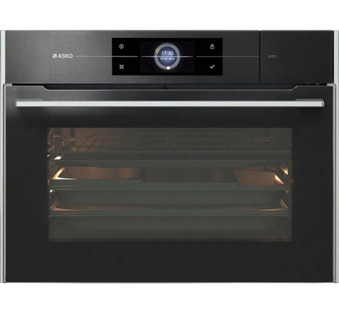 Духовой шкаф ASKO OCS8478G компактный с паром