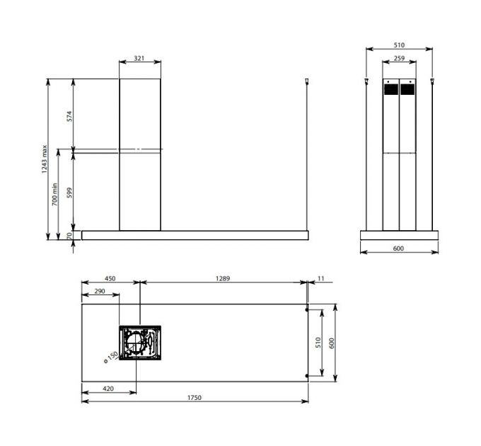 Вытяжка Falmec ELLE