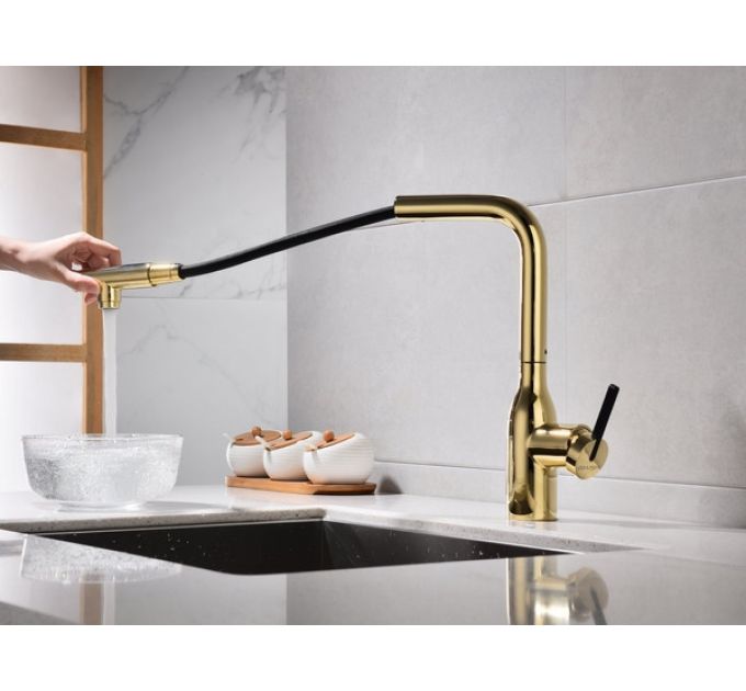 Смеситель Paulmark Viper Vi213105-G, золото