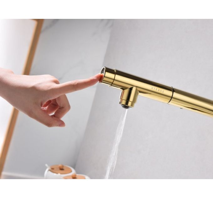 Смеситель Paulmark Viper Vi213105-G, золото