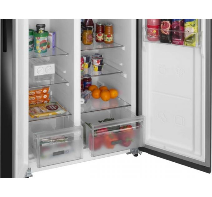 Холодильник MEFERI MFR91BK TOTAL NO FROST SIDE BY SIDE COMFORT