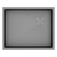 Мойка Paulmark Next-skew 54 uni PM885444-MG, матовый серый