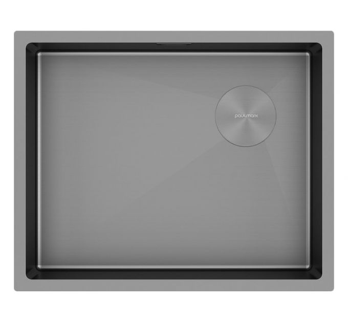 Мойка Paulmark Next-skew 54 uni PM885444-MG, матовый серый