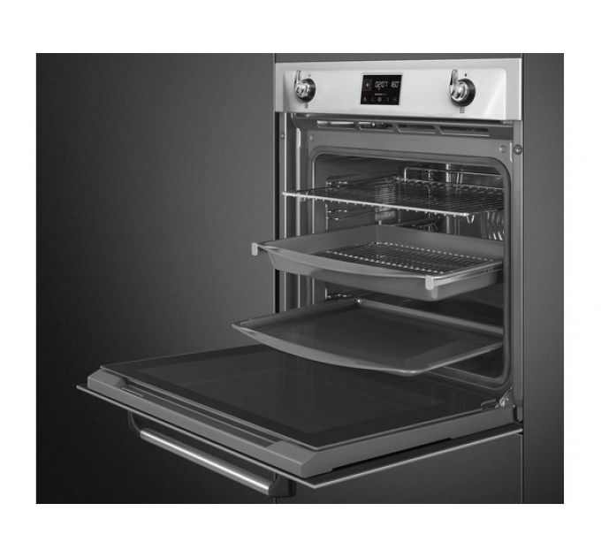 Духовой шкаф SMEG SOP6902S2PX с паром
